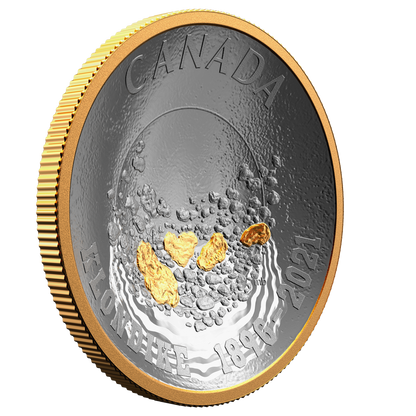 2021 $25 125TH ANNIVERSARY OF THE KLONDIKE GOLD RUSH: PANNING FOR GOLD FINE SILVER COIN