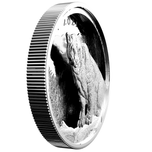 2021 $50 MULTILAYERED COUGAR FINE SILVER COIN (3.3oz)