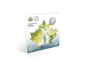 2021 1/4oz $5 MOMENTS TO HOLD 25TH ANNIVERSARY OF CANADA'S ARBOREAL EMBLEM FINE SILVER COIN