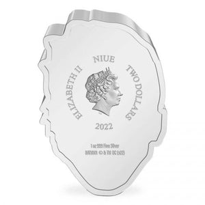 2022 1oz $2 DC FACES OF GOTHAM - TWO FACE FINE SILVER COLLECTIBLE COIN