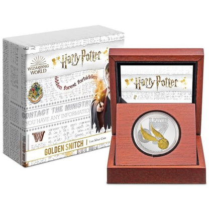 2022 1oz $2 GOLDEN SNITCH FINE SILVER COIN (LIMITED EDITION)