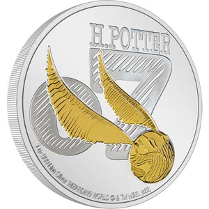 2022 1oz $2 GOLDEN SNITCH FINE SILVER COIN (LIMITED EDITION)