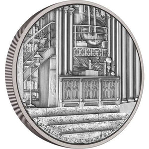 2022 1oz $2 HARRY POTTER HOGWARTS DUMBLEDORE'S OFFICE FINE SILVER COIN