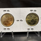2022 175TH ANNIVERSARY OF THE BIRTH OF ALEXANDER GRAHAM BELL IN CARDBOARD 2X2 COLOURED/UNCOLOURED LOONIE (2 PACK)