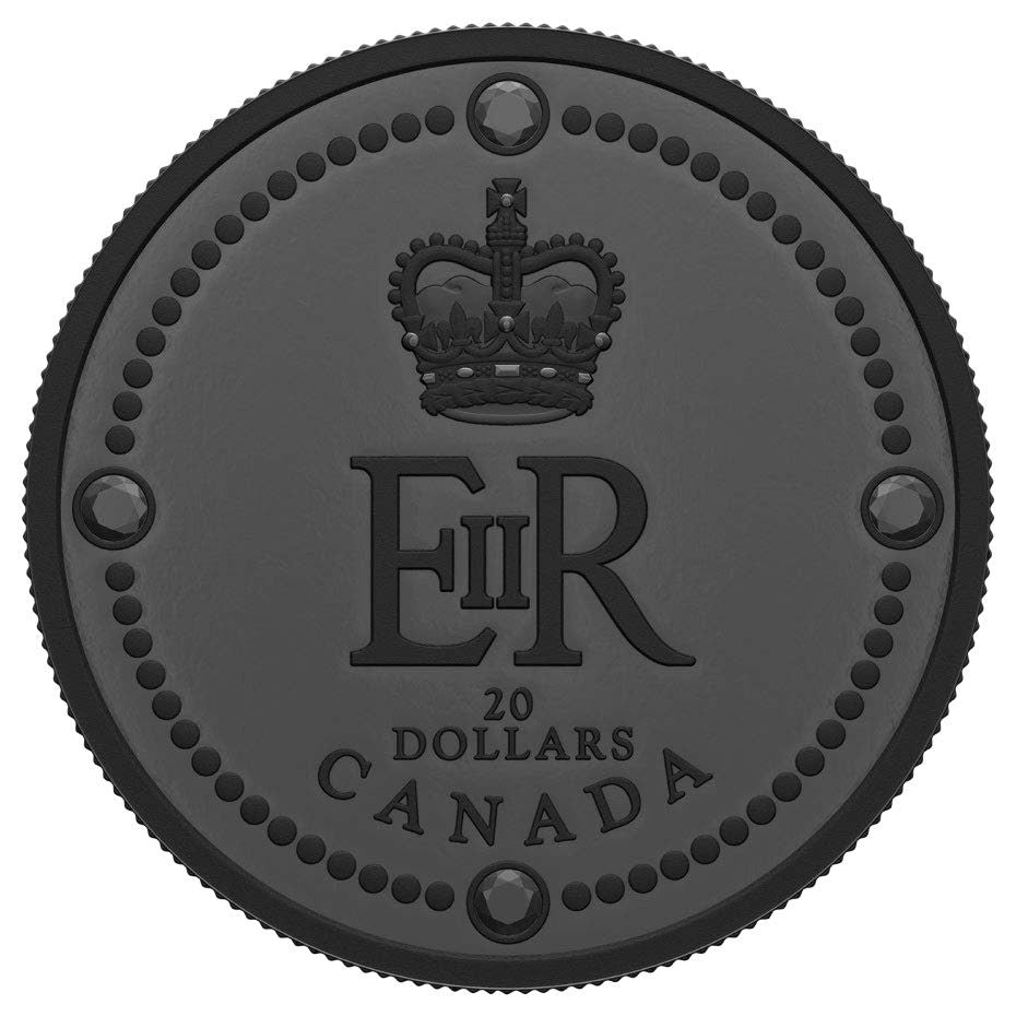 2022 1oz $20 QUEEN ELIZABETHS II ROYAL CYPHER FINE SILVER COIN