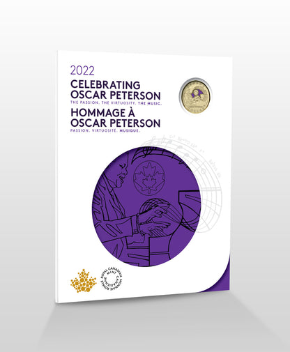 2022 COMMEMORATIVE COLLECTOR KEEPSAKE CARD CELEBRATING OSCAR PETERSON