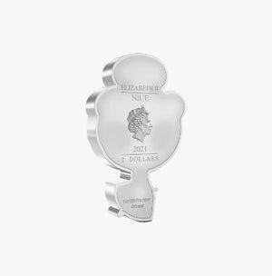 2022 1oz $2 CINDERELLA CHIBI FINE SILVER COIN