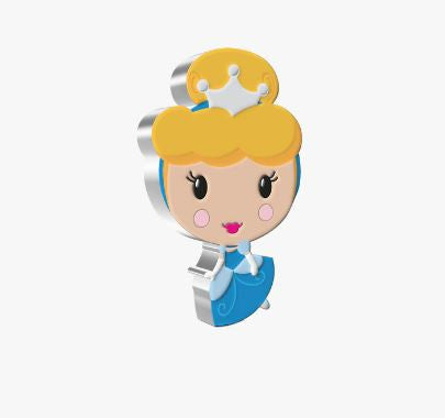 2022 1oz $2 CINDERELLA CHIBI FINE SILVER COIN