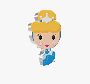 2022 1oz $2 CINDERELLA CHIBI FINE SILVER COIN