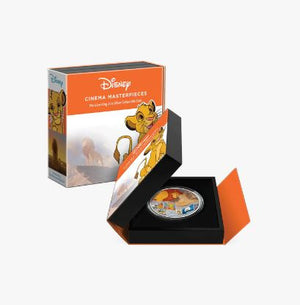 2022 3oz DISNEY CINEMA MASTERPIECES - THE LION KING FINE SILVER COIN