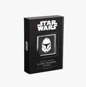 2022 1oz  $2 THE FACES OF THE EMPIRE- CLONE TROOPER FINE SILVER COIN