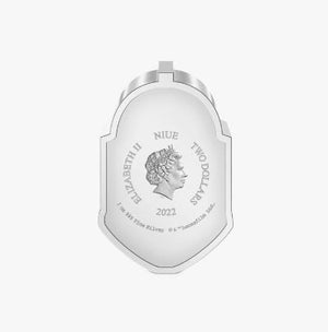 2022 1oz  $2 THE FACES OF THE EMPIRE- CLONE TROOPER FINE SILVER COIN