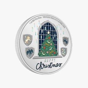 2022 $2 HARRY POTTER SEASON'S GREETINGS FINE SILVER COIN