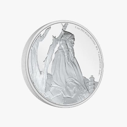 2022 1oz $2 THE MANDALORIAN CLASSIC- AHSOKA TANO FINE SILVER COIN