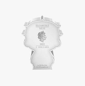 2022 1oz $2 DARTH MAUL CHIBI FINE SILVER COIN