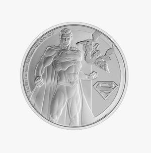 2022 1oz $2 SUPERMAN CLASSIC FINE SILVER COIN