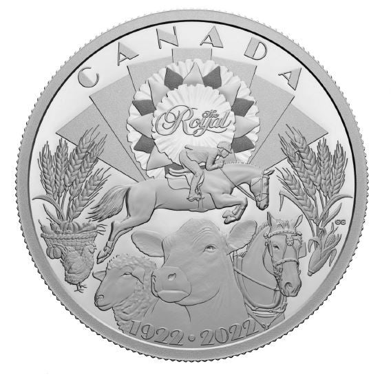 2022 2oz $30 100TH ANNIVERSARY OF THE ROYAL AGRICULTURAL WINTER FAIR FINE SILVER COIN