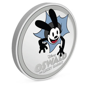 2023 1oz $2 DISNEY 100 YEARS OF WONDER - OSWALD THE LUCKY RABBIT FINE SILVER COIN