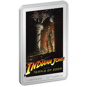 2023 1oz $2 INDIANA JONES TEMPLE OF DOOM FINE SILVER COIN