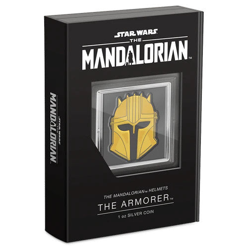 2023 1oz $2 THE MANDALORIAN - HELMETS - THE ARMORERâ„¢ FINE SILVER COIN