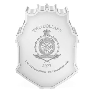 2023 1oz $2 THE MANDALORIAN - HELMETS - THE ARMORERâ„¢ FINE SILVER COIN