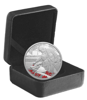 2023 1oz $20 REMEMBRANCE DAY FINE SILVER COIN