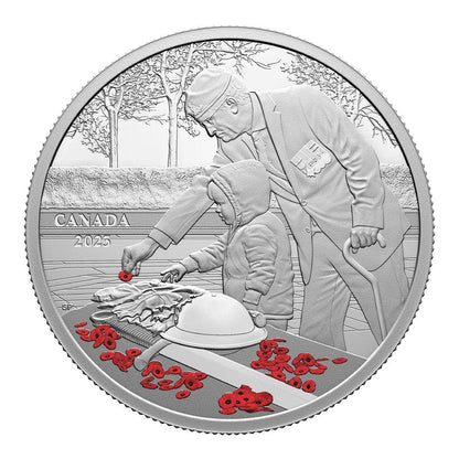2023 1oz $20 REMEMBRANCE DAY FINE SILVER COIN