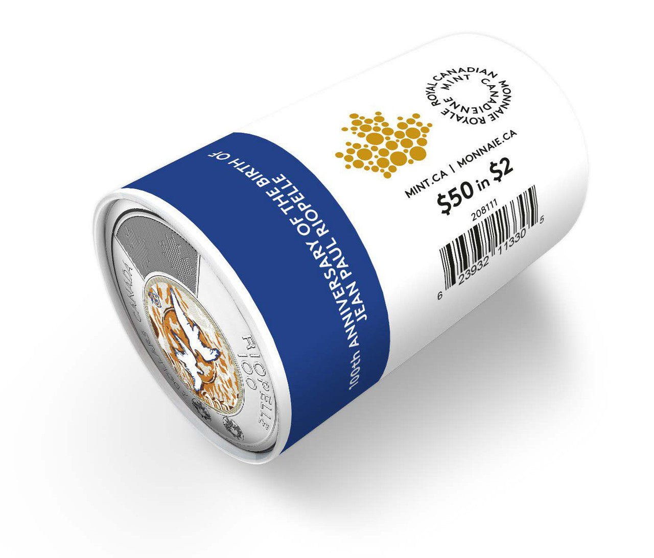 2023 $2 SPECIAL WRAP ROLL 100TH ANNIVERSARY OF THE BIRTH OF JEAN PAUL RIOPELLE (COLOURIZED)