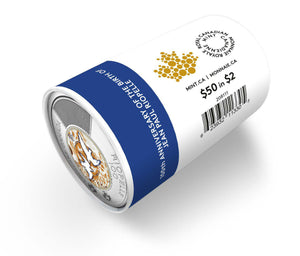 2023 $2 SPECIAL WRAP ROLL 100TH ANNIVERSARY OF THE BIRTH OF JEAN PAUL RIOPELLE (COLOURIZED)