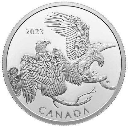2023 2oz $30 THE STRIKING BALD EAGLE FINE SILVER COIN