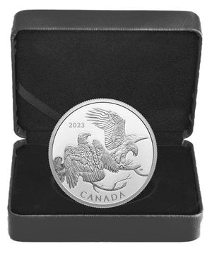 2023 2oz $30 THE STRIKING BALD EAGLE FINE SILVER COIN