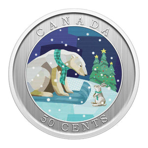 2023 50-CENT LENTICULAR COIN HOLIDAY SLEDDING