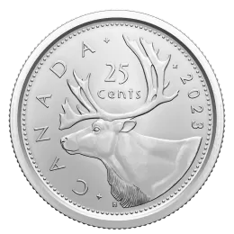2023 25-CENT CARIBOU ORIGINAL ROLL