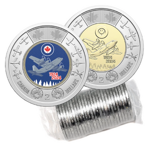 2024 2-DOLLAR 100TH ANNIVERSARY OF THE ROYAL CANADIAN AIR FORCE (COLOURIZED/NON-COLOURIZED) ROLL