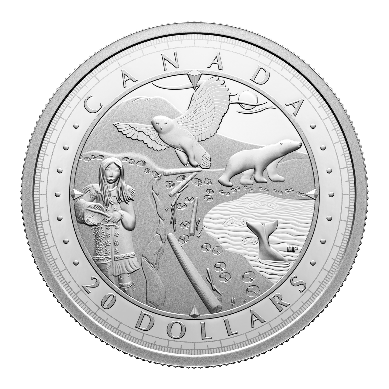 2024 1oz $20 THIS IS CANADA: WONDROUS WATERS - ARCTIC COAST FINE SILVER COIN
