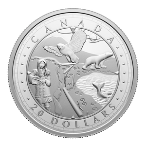 2024 1oz $20 THIS IS CANADA: WONDROUS WATERS - ARCTIC COAST FINE SILVER COIN