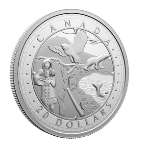 2024 1oz $20 THIS IS CANADA: WONDROUS WATERS - ARCTIC COAST FINE SILVER COIN