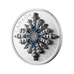 2024 1oz $20 SAPPHIRE JUBILEE SNOWFLAKE BROOCH FINE SILVER COIN