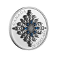 2024 1oz $20 SAPPHIRE JUBILEE SNOWFLAKE BROOCH FINE SILVER COIN