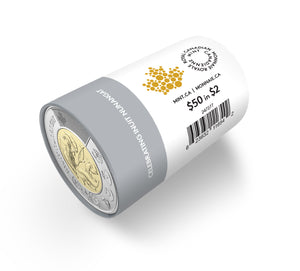 2024 2-DOLLAR CELEBRATING INUIT NUNANGAT COLOURIZE/NON-COLORIZED SPECIAL 2-ROLL SET