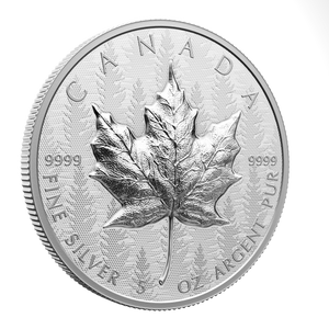 2024 5oz $50 ULTRA-HIGH RELIEF FINE SILVER COIN SML