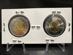 2024 AIR FORCE IN CARDBOARD 2X2 COLOURED/UNCOLOURED TOONIE (2 PACK)