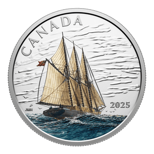 2025 $15 TALL SHIPS: THREE-MASTED SCHOONER FINE SILVER COIN