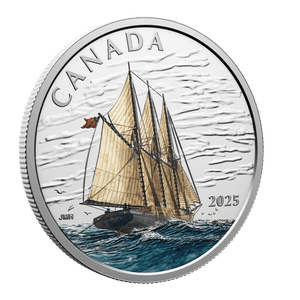 2025 $15 TALL SHIPS: THREE-MASTED SCHOONER FINE SILVER COIN