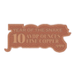 2025 10oz YEAR OF THE SNAKE COPPER BAR