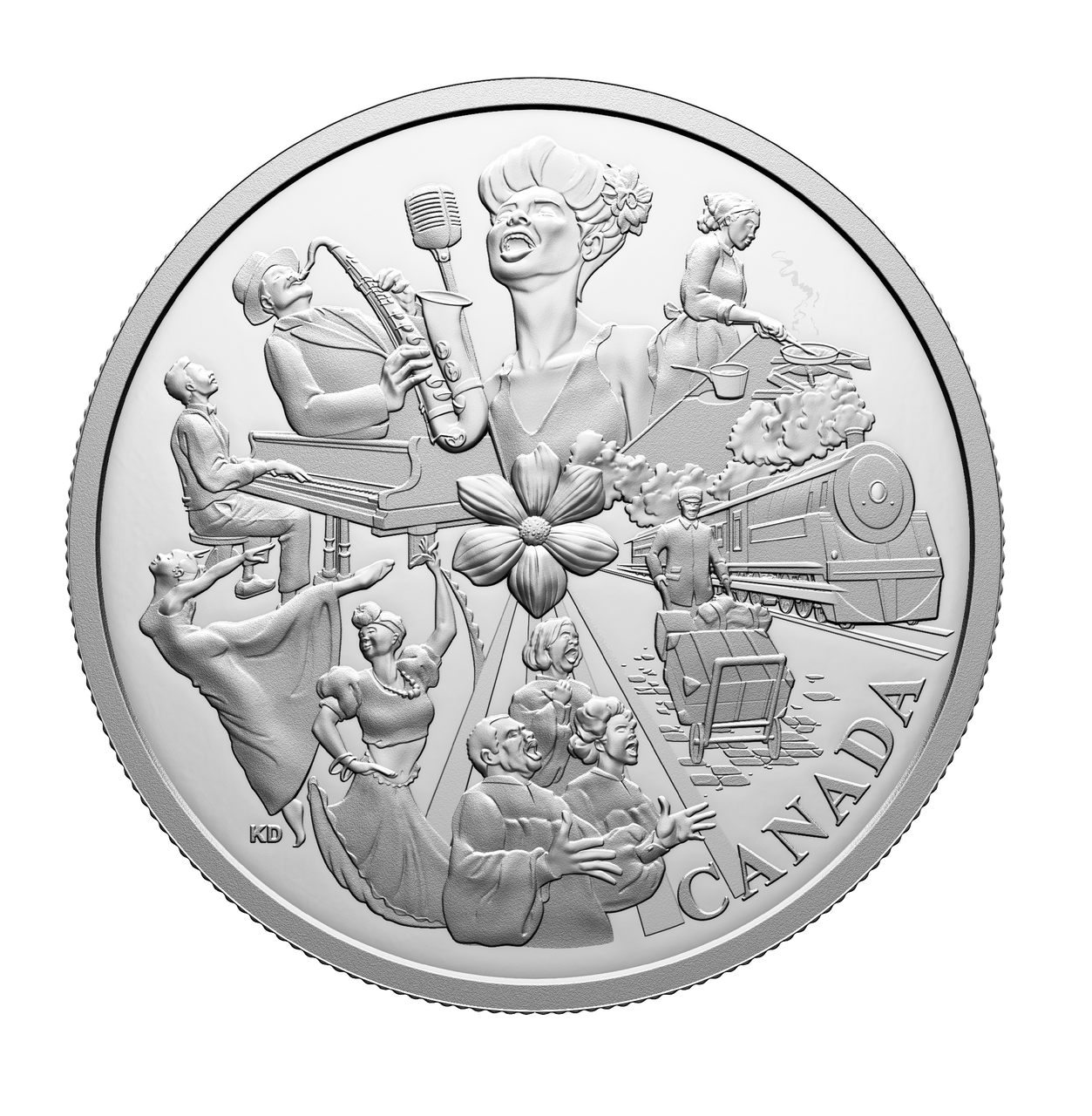 2025 1oz $20 COMMEMORATING BLACK HISTORY: HOGANâ€™S ALLEY FINE SILVER COIN