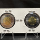 2025 HONOURING CANADA'S UNKNOWN SOLDIER IN CARDBOARD 2X2 COLOURED/UNCOLOURED TOONIE (2 PACK)