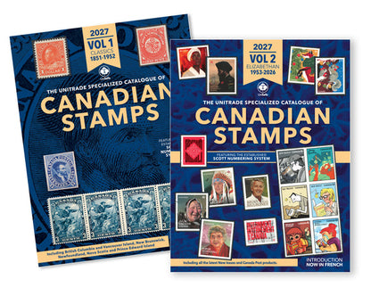 2026 VOL 1 & 2 SET (1953-2026) "THE UNITRADE SPECIALIZED CATALOGUE OF CANADIAN STAMPS"