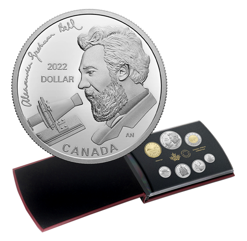 2022 SPECIAL EDITION ALEXANDER GRAHAM BELL: GREAT INVENTOR FINE SILVER DOLLAR PROOF SET
