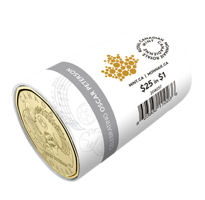2022 2-DOLLAR CELEBRATING OSCAR PETERSON UNCOLOURIZED SPECIAL WRAP ROLL